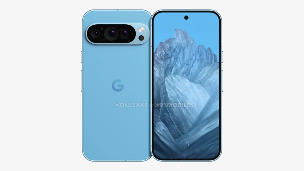 google pixel 9 front and back